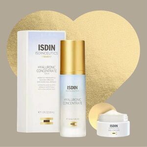 🆕ISDIN ISDINCEUTICS Hyaluronic Concentrate 1 oz + Age Contour Cream 0.25oz • NIB